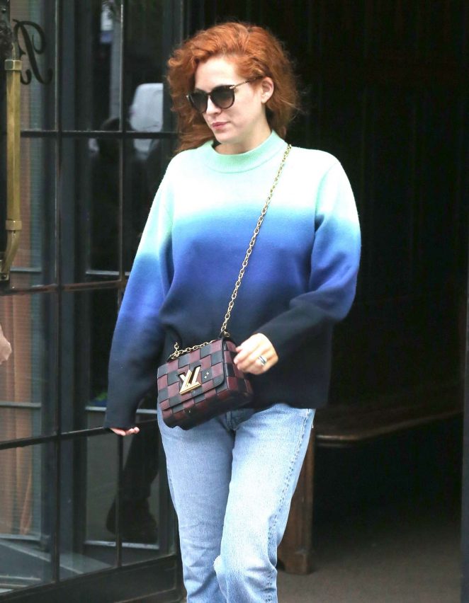 Riley Keough - Leaving her hotel in New York